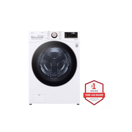 Lg 4.5 cu. ft. Ultra Large Capacity Smart Wi-Fi Enabled Front Load Washer WM4000HWA
